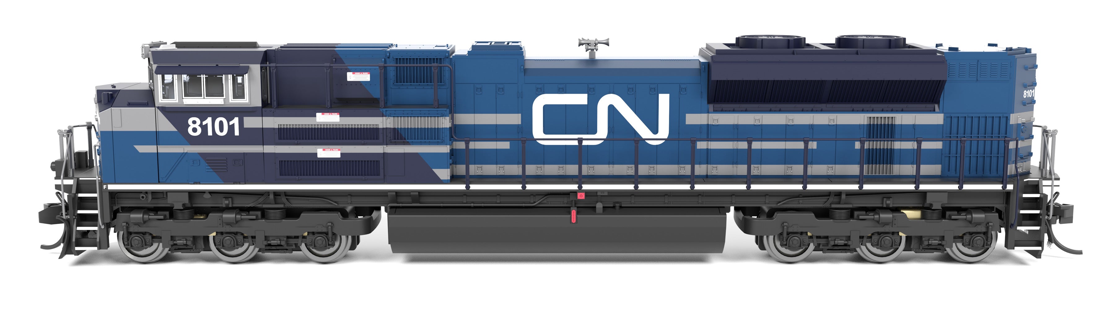 BLI 9962 N SD70ACe CN 8101 - side profile view