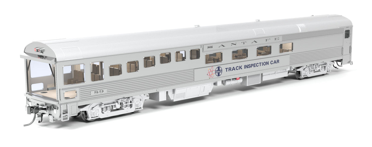 Broadway Limited Imports 9990 HO ATSF Track Inspection Car, ATSF #89, 1975-1982 Appearance