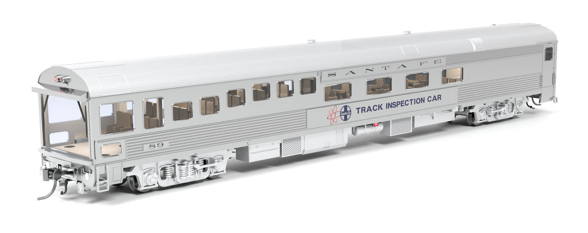 Broadway Limited Imports 9991 HO ATSF Track Inspection Car, ATSF #89, 1982-1990 Appearance