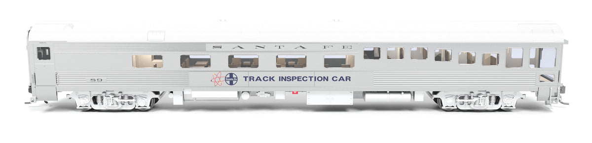 Broadway Limited Imports 9991 HO ATSF Track Inspection Car, ATSF #89, 1982-1990 Appearance - view 3