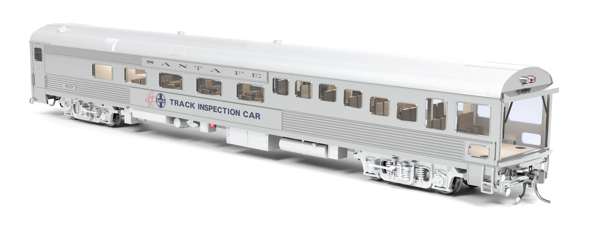 Broadway Limited Imports 9991 HO ATSF Track Inspection Car, ATSF #89, 1982-1990 Appearance - view 4