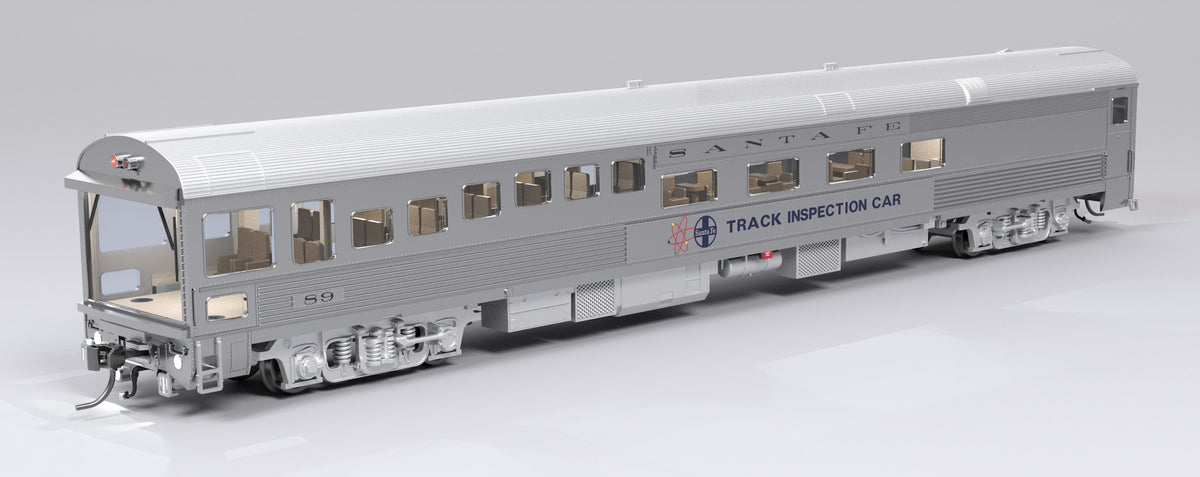 Broadway Limited Imports 9991 HO ATSF Track Inspection Car, ATSF #89, 1982-1990 Appearance - view 5
