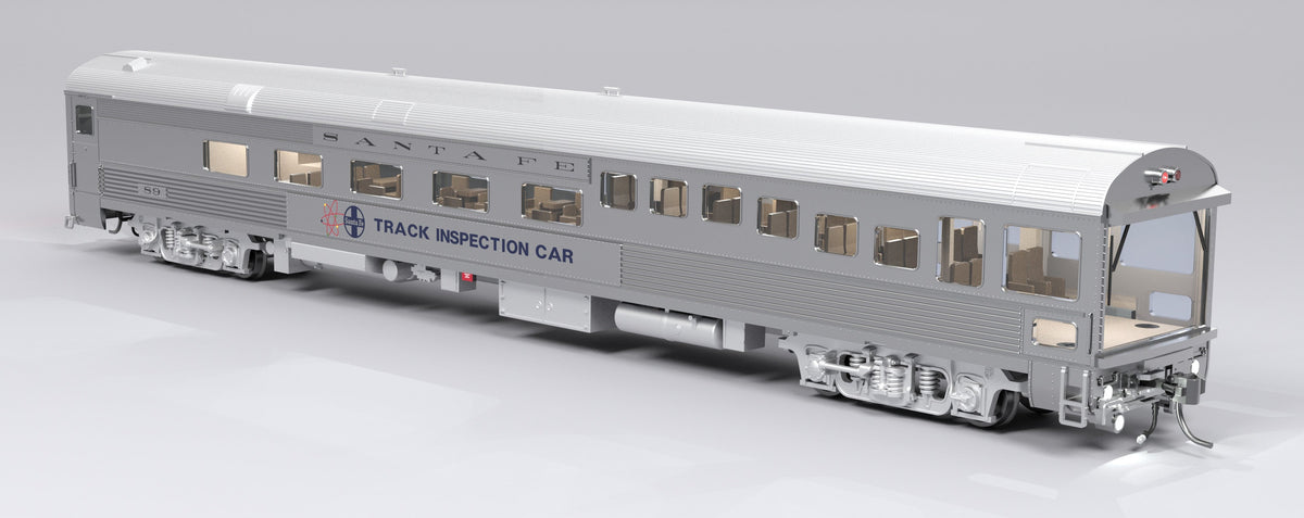 Broadway Limited Imports 9991 HO ATSF Track Inspection Car, ATSF #89, 1982-1990 Appearance - view 6