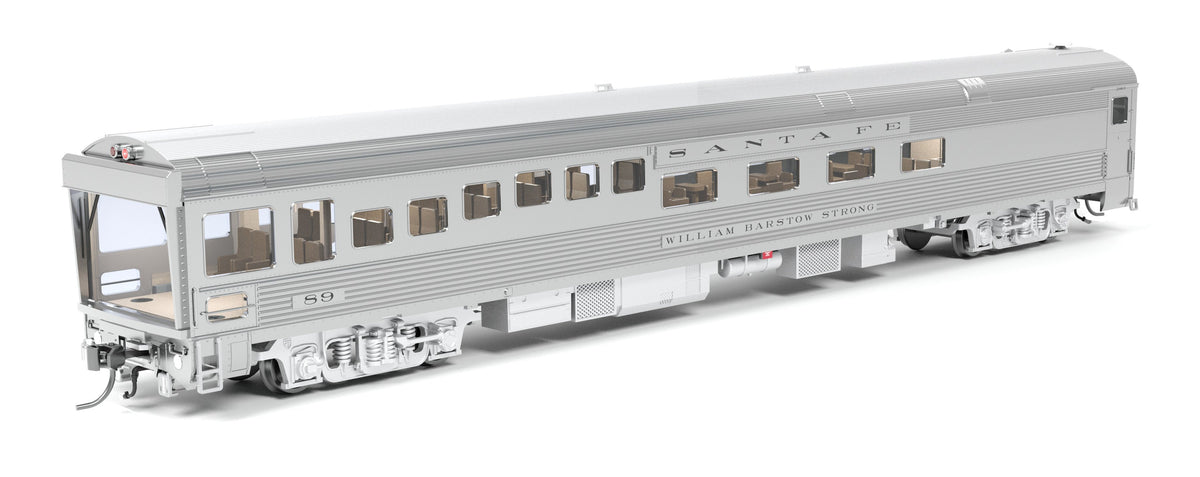 Broadway Limited Imports 9992 HO ATSF Track Inspection Car, ATSF #89 "William Barstow Strong", 1990-1995 Appearance