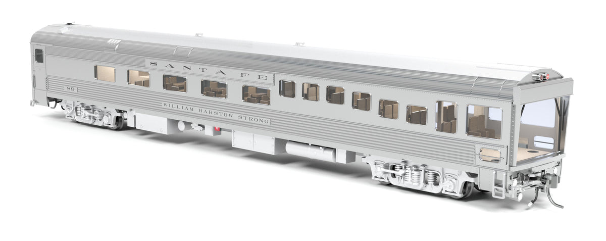 Broadway Limited Imports 9992 HO ATSF Track Inspection Car, ATSF #89 "William Barstow Strong", 1990-1995 Appearance - view 4