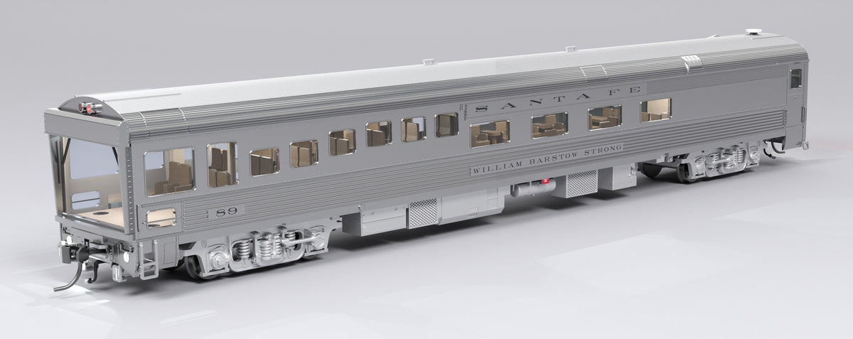 Broadway Limited Imports 9992 HO ATSF Track Inspection Car, ATSF #89 "William Barstow Strong", 1990-1995 Appearance - view 5