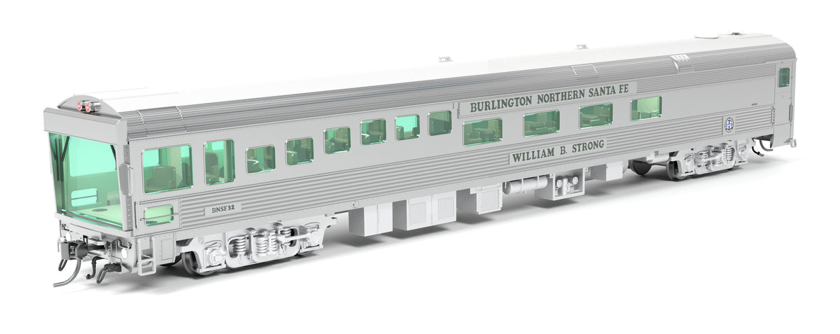 Broadway Limited Imports 9993 HO BNSF Track Inspection Car, BNSF #32 "William B. Strong", 1996-2008 Appearance
