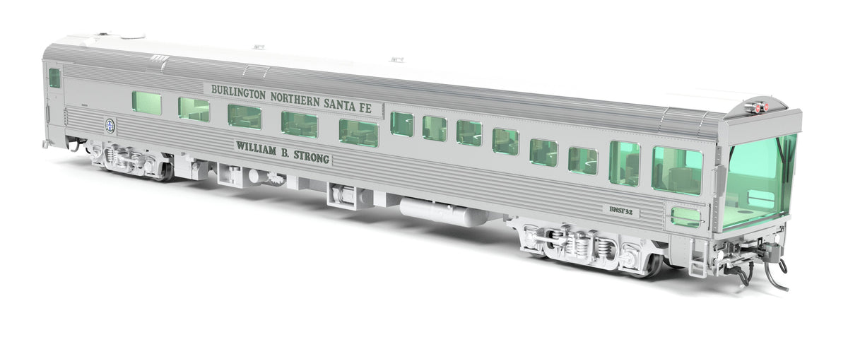Broadway Limited Imports 9993 HO BNSF Track Inspection Car, BNSF #32 "William B. Strong", 1996-2008 Appearance - view 4