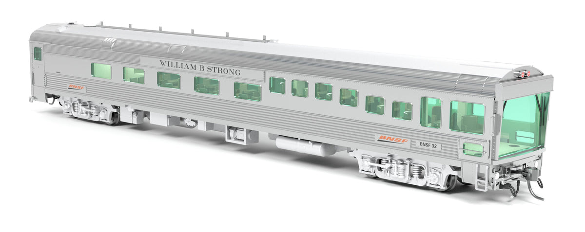 Broadway Limited Imports 9995 HO BNSF Track Inspection Car, BNSF #32 "William B. Strong", 2013-2018 Appearance - view 4