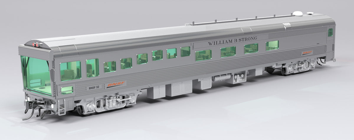 Broadway Limited Imports 9995 HO BNSF Track Inspection Car, BNSF #32 "William B. Strong", 2013-2018 Appearance - view 5