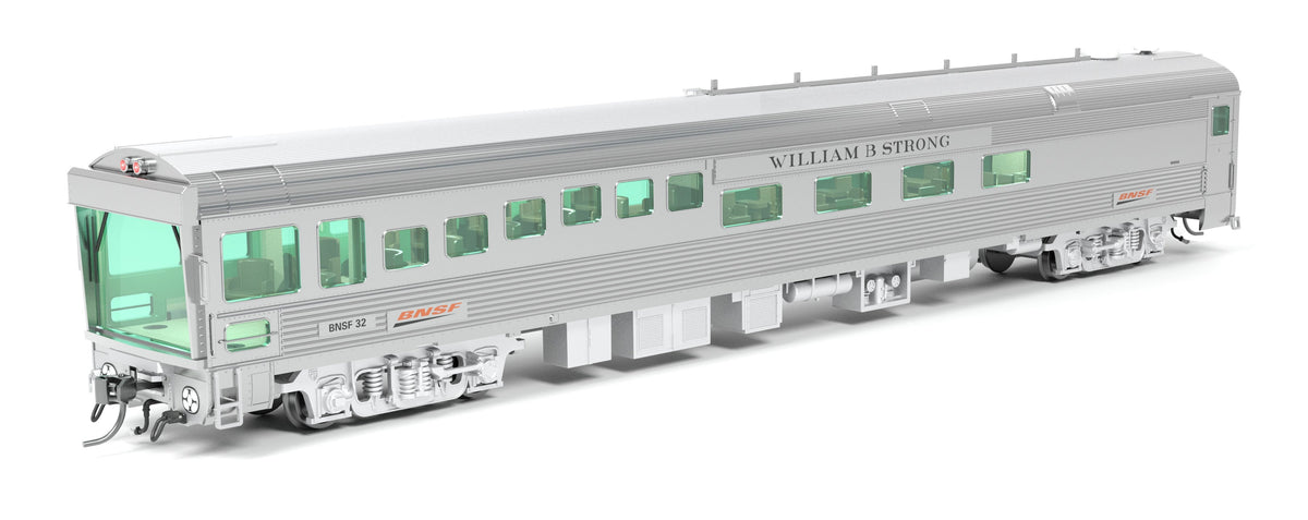 Broadway Limited Imports 9996 HO BNSF Track Inspection Car, BNSF #32 "William B. Strong", 2018-Present Appearance
