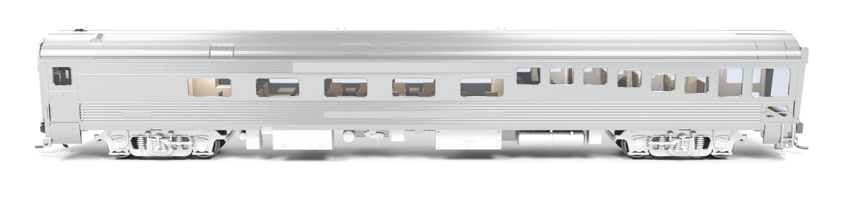 Broadway Limited Imports 9997 HO ATSF #89 Track Inspection Car, Unlettered, Stainless Steel - view 3