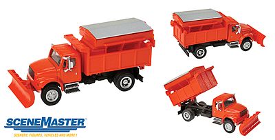Walthers SceneMaster 11793 HO Scale International(R) 4900 Dump Truck/Plow