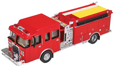 Walthers SceneMaster 13800 HO Scale Heavy-Duty Fire Engine Red
