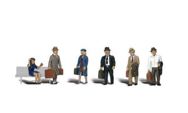 Woodland Scenics A1840 HO Scale Travelers Scenic Accents Figures