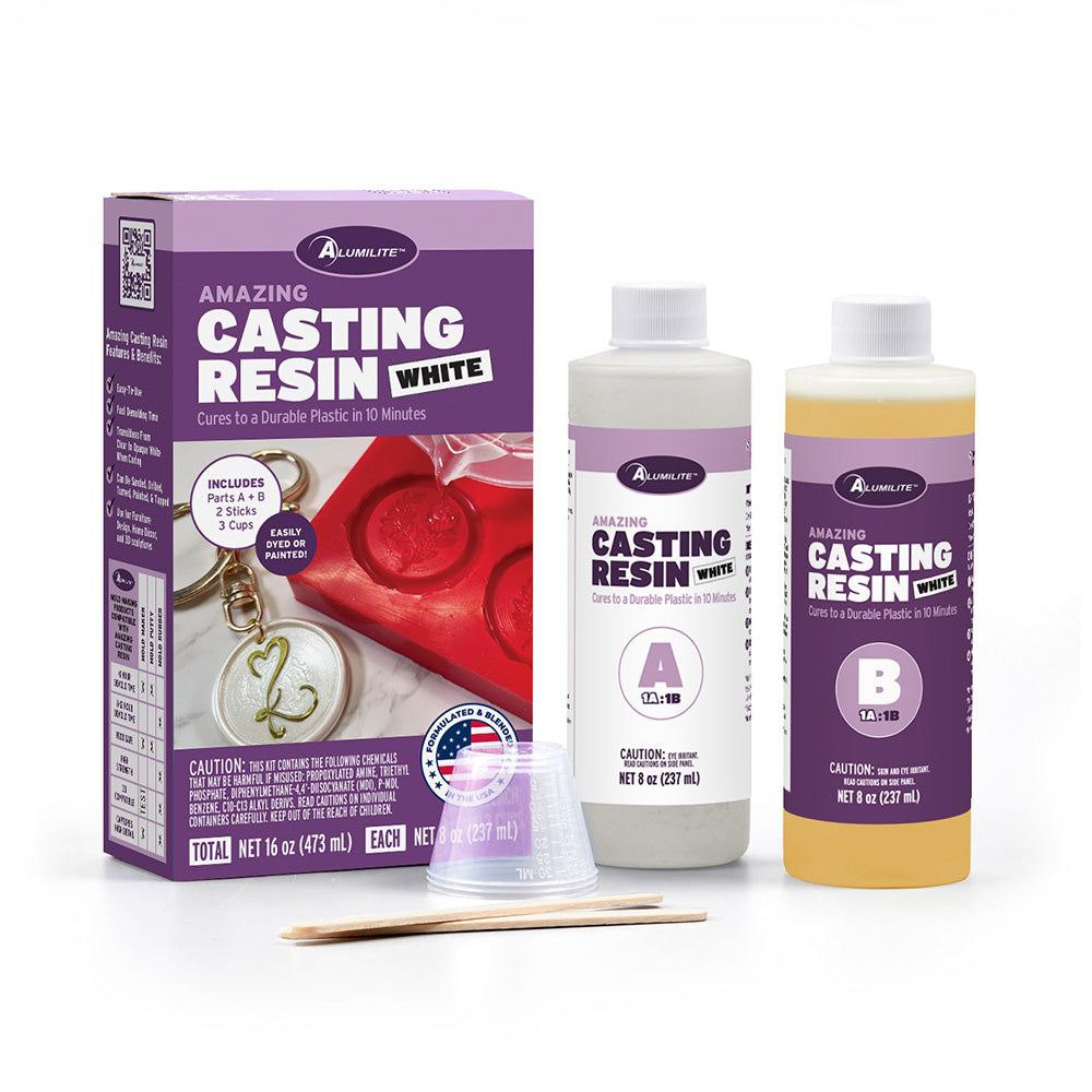 Alumilite 10580 Amazing Casting Resin White Kit - 16oz