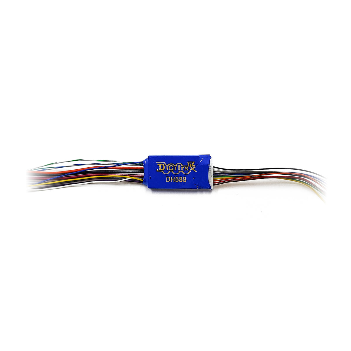 Digitrax DH588 HO/S/O/G High-Capacity DCC Mobile Decoder, 5A / 8 FX7 Functions / Wired Install