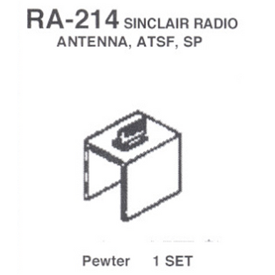 Details West 214 HO Scale Sinclair Radio Antenna (ATSF, SP, Others)