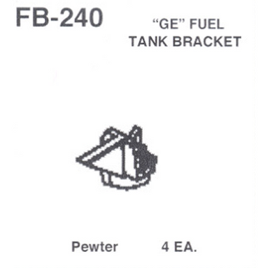 Details West 240 HO Scale Details West FT-240 - GE Fuel Tank Bracket - 4 per set