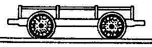 Grandt Line 5024 HO Scale Fairmont 36" Pushcar Kit