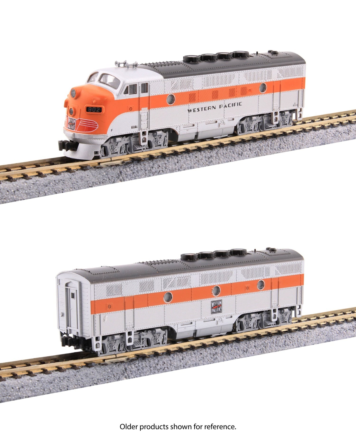 KATO 106-0307 N Scale EMD F3A & F3B 2-Locomotive Set WP #801/801B