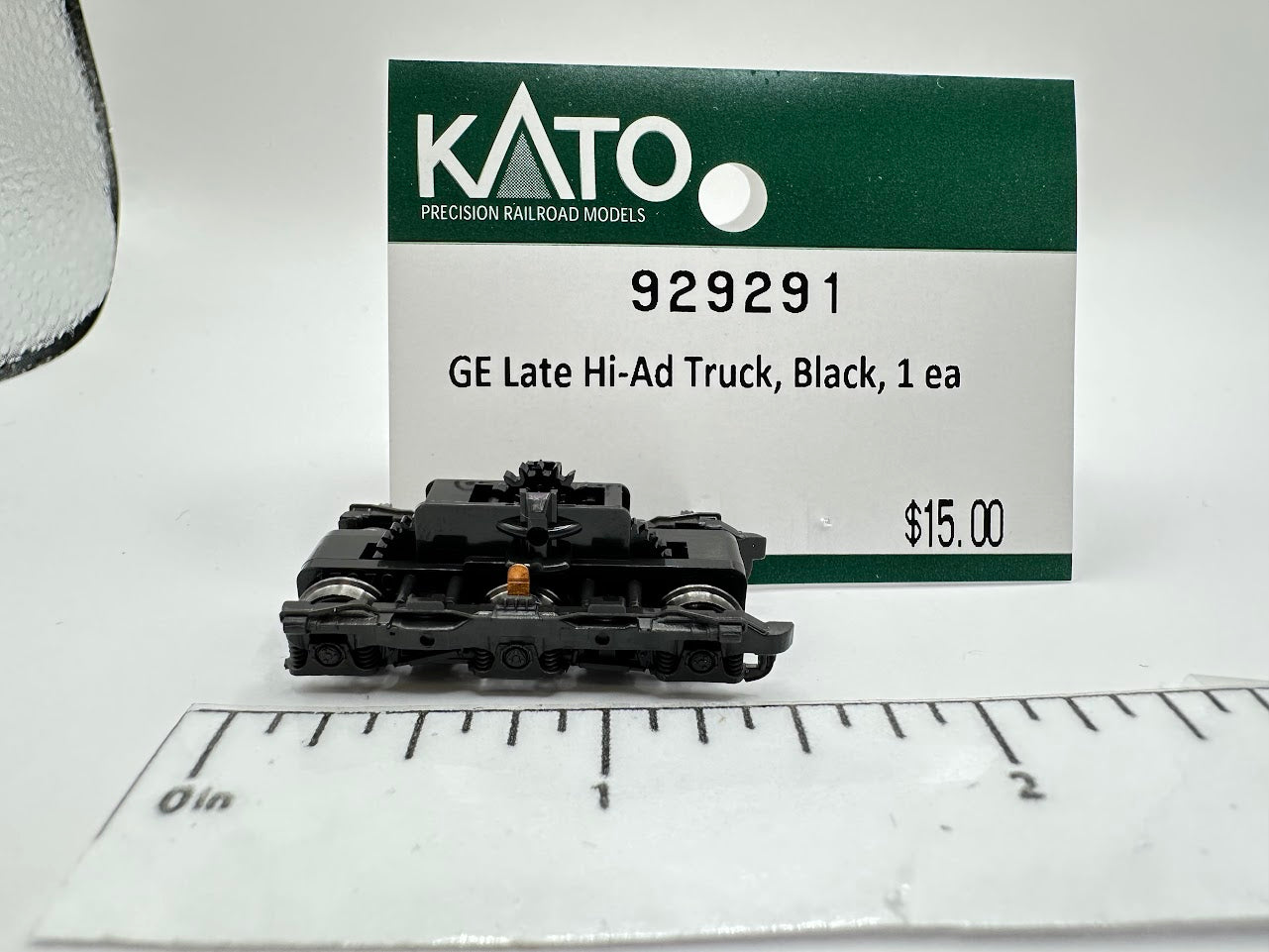 KATO 929291 HO Scale GE Late Hi-Ad Truck Black (1) - ES44