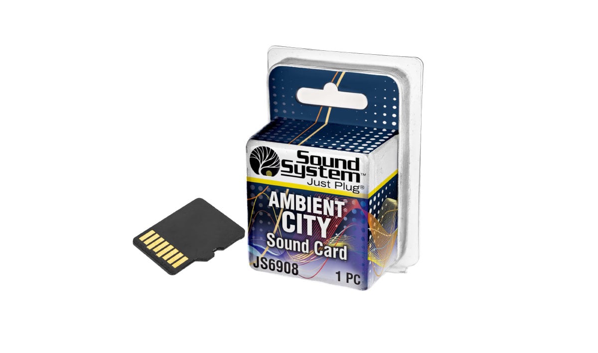 Woodland Scenics JS6908 Just Plug Sound Card - Ambient City