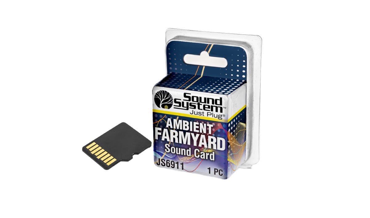 Woodland Scenics JS6911 Just Plug Sound Card - Ambient Farmyard