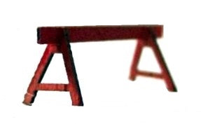 Osborn Models 1040 HO Scale Osborn Model Kits HO 1040 Road Barricades Kit (8)