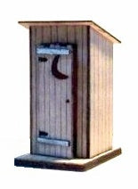 Osborn Models 1042 HO Scale Osborn Model Kits HO 1042 Out House Kit (2)