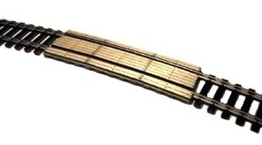 Osborn Models 1048 HO Scale Osborn Model Kits HO 1048 18" Radius Level Crossing Boards Kit (2)