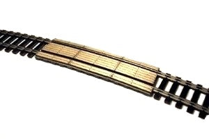 Osborn Models 1049 HO Scale Osborn Model Kits HO 1049 22" Radius Level Crossing Boards Kit (2)