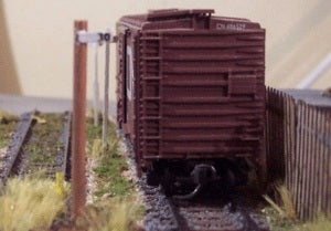 Osborn Models 1051 HO Scale Osborn Model Kits HO 1051 Mile Posts Kit (6) - 6 posts / 20 signs