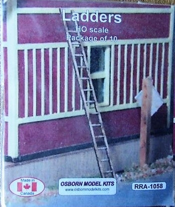 Osborn Models 3058 N Scale Osborn Model Kits N 3058 Ladders Kit (10)