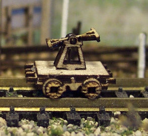 Osborn Models 3107 N Scale Osborn Model Kits N 3107 Railroad Hand Car Static Display Kit (2) - 2 hand cars