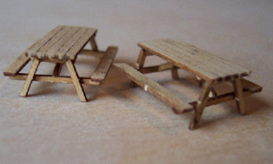 Osborn Models 1034 HO Scale Osborn Models 1034 - Picnic Tables