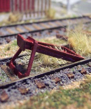 Osborn Models 1096 HO Scale Osborn Model Kits HO 1096 Rail End Bumper Kit (6 Pack) - 6 bumpers