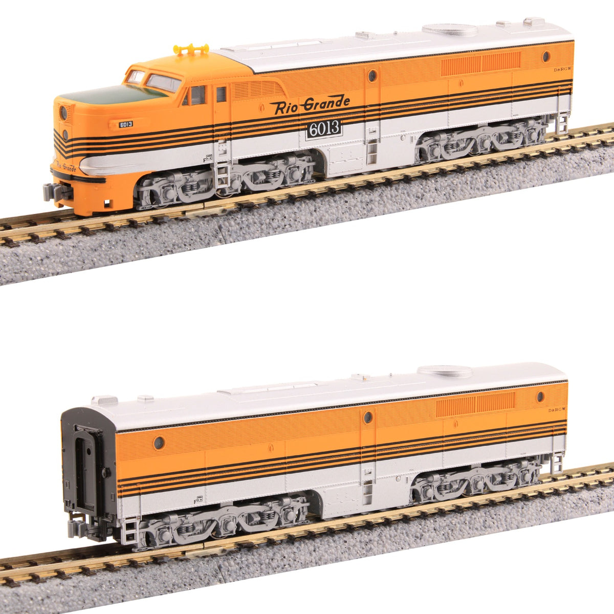 KATO 106-0506 N Scale ALCO PA-1 & PB-1 2-Locomotive Set D&RGW