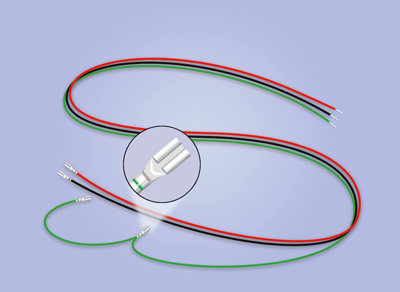 Peco PL34 HO/OO Scale Wiring Loom for Turnout Motor