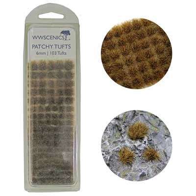 Peco W3TAU6 WWS Autumn Tufts 6 mm x 103
