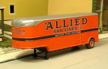 T-008-2 1947-55 32' Fruehauf Aerovan w/ Allied Decals