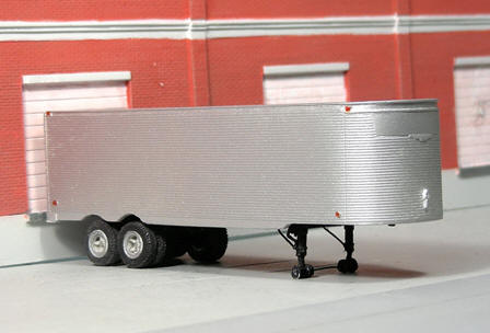 T-021 1951-55 32' Fruehauf Stainless Steel East Coast Style Dry Van