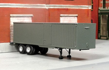 T-027 1950s Era 32' Fruehauf Tandem Axle Piggyback Van