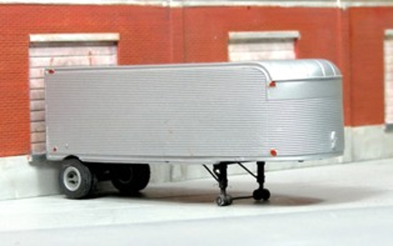 T-028 1940-51 28' Fruehauf Stainless Steel Dry Van