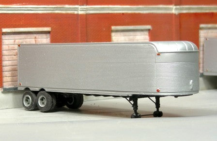 T-031 1940-51 34' Fruehauf Stainless Steel West Coast Style Dry Van