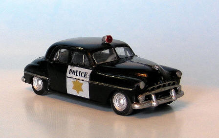 V-075 1951 Dodge Coronet Police Car - Emergency Vehicle