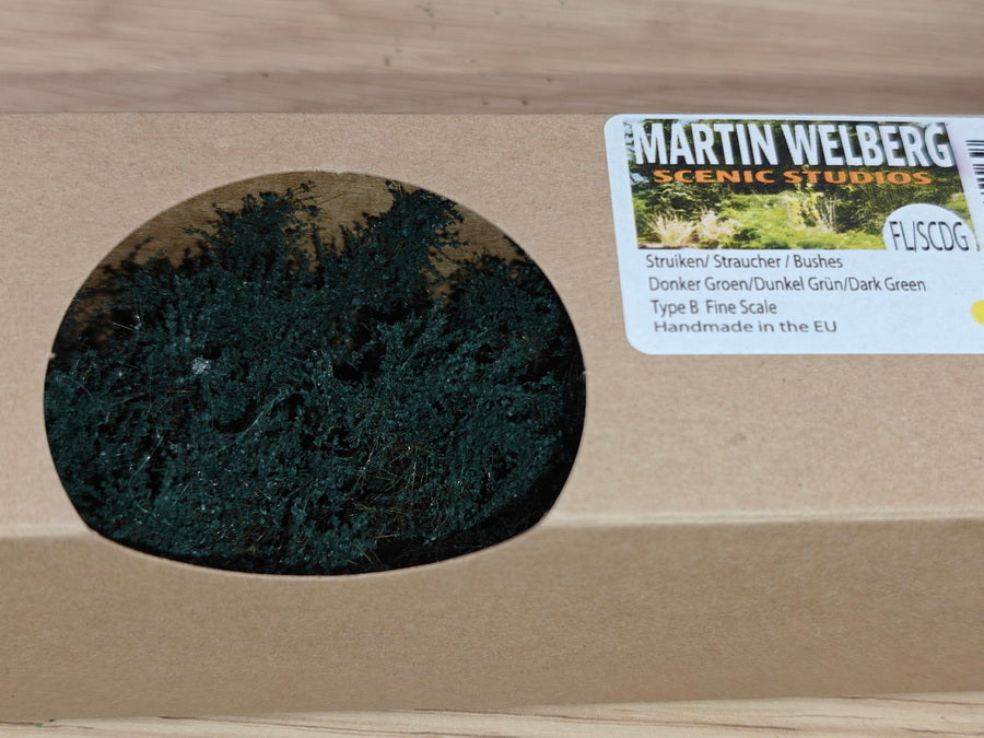 Martin Welberg FL-SCDG Bushes Type C with Fine Leaves - Dark Green