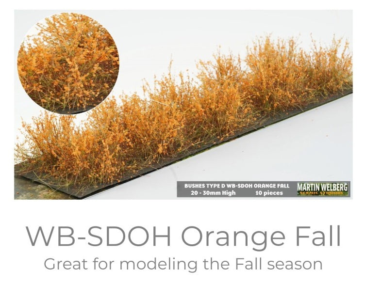 Martin Welberg SDOH Bushes Type D Orange Fall