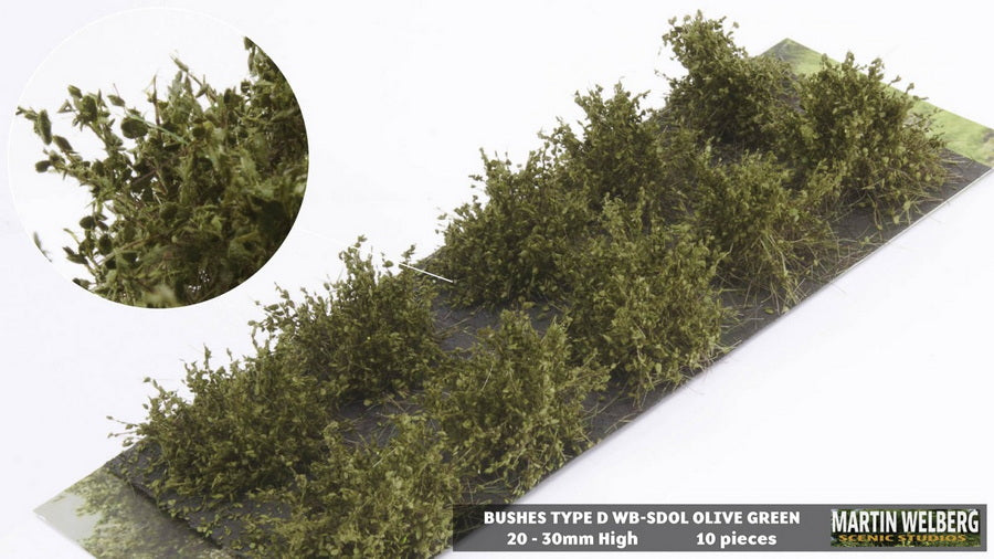 Martin Welberg SDOL Bushes Type D Olive Green