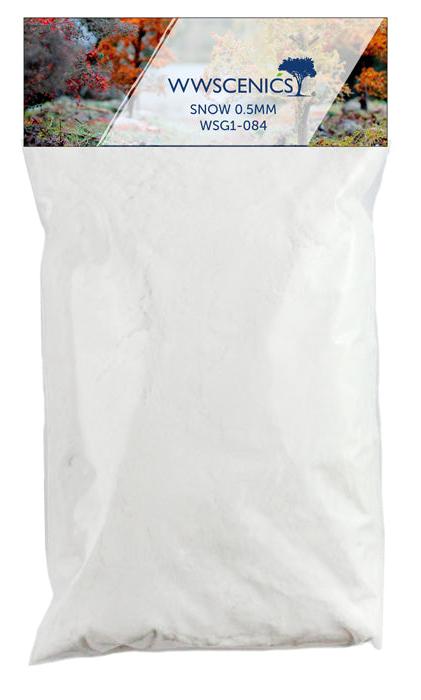 Peco WSG1084 Refill for 1000 ml canister 0.5 mm Snow Scatter - 100 g